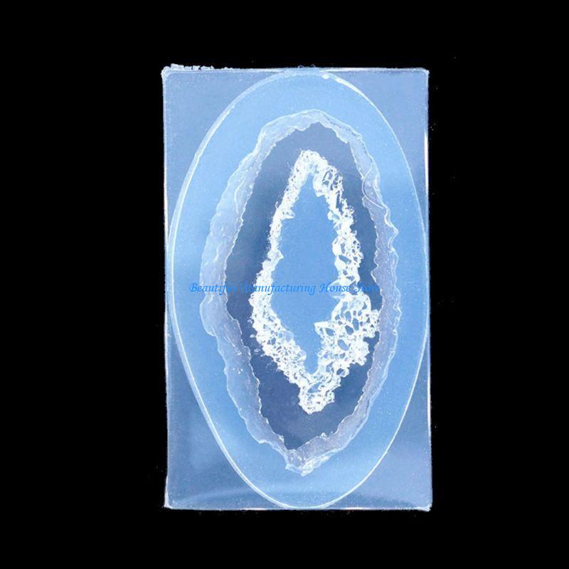 Resin Art Geode - Stampo a grappolo roccia quarzo E56A