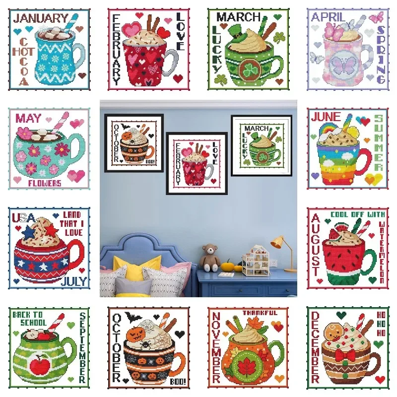 Resin Art Kit For Beginners - Mesi Tazza da dessert Pittura diamante