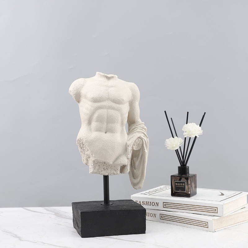 Resin Art Decoration Items - Scultura Nordica Creativa a Mezza Figura,
