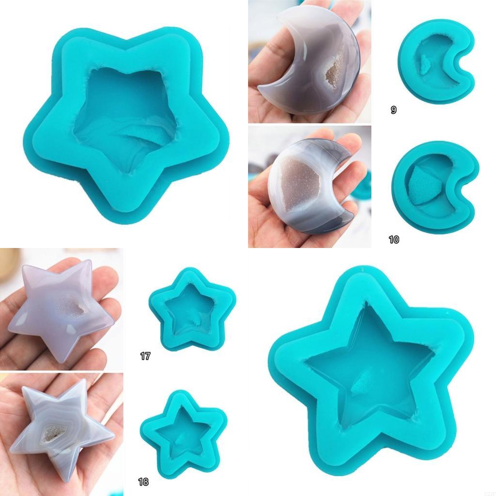 Resin Art Geode - Stampi in silicone per pietre preziose