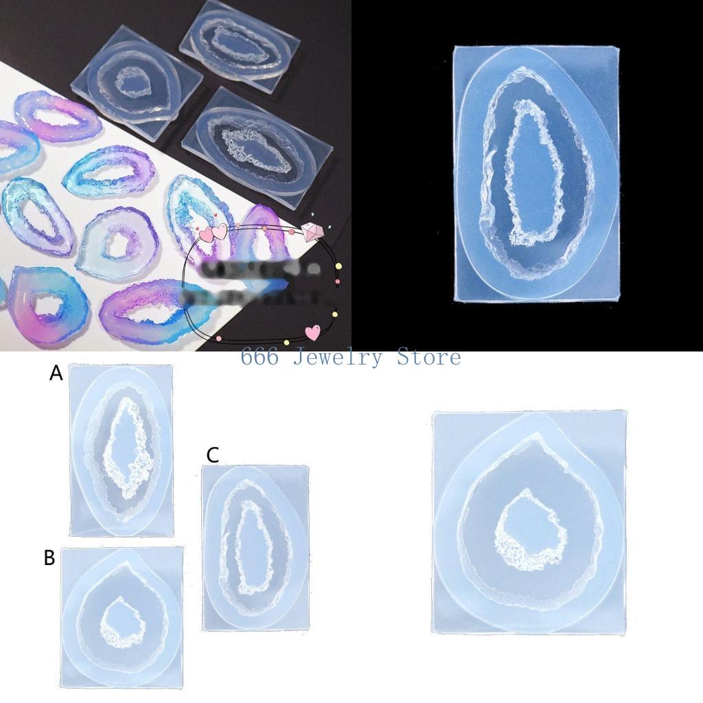 Resin Art Geode - F2TD Stampo in resina Quarzo Roccia