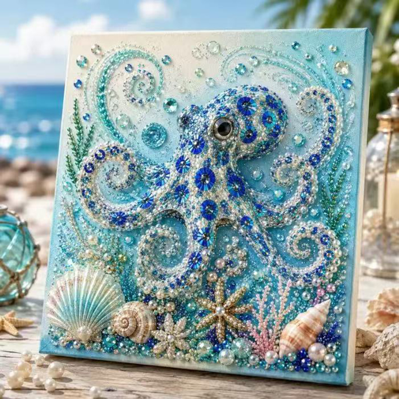 Resin Art Kit For Beginners - Kit Pittura Diamante Oceano DIY 3D
