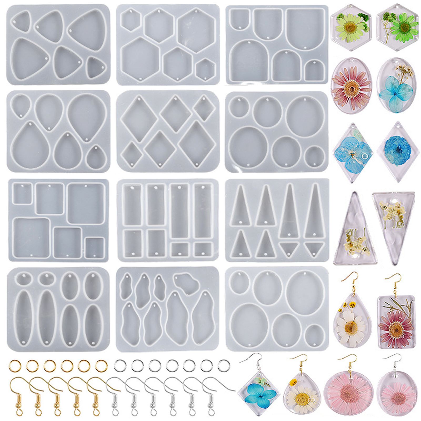 Ciondolo orecchino geometrico  - Resin Art Kit For Beginners recensione e prezzo