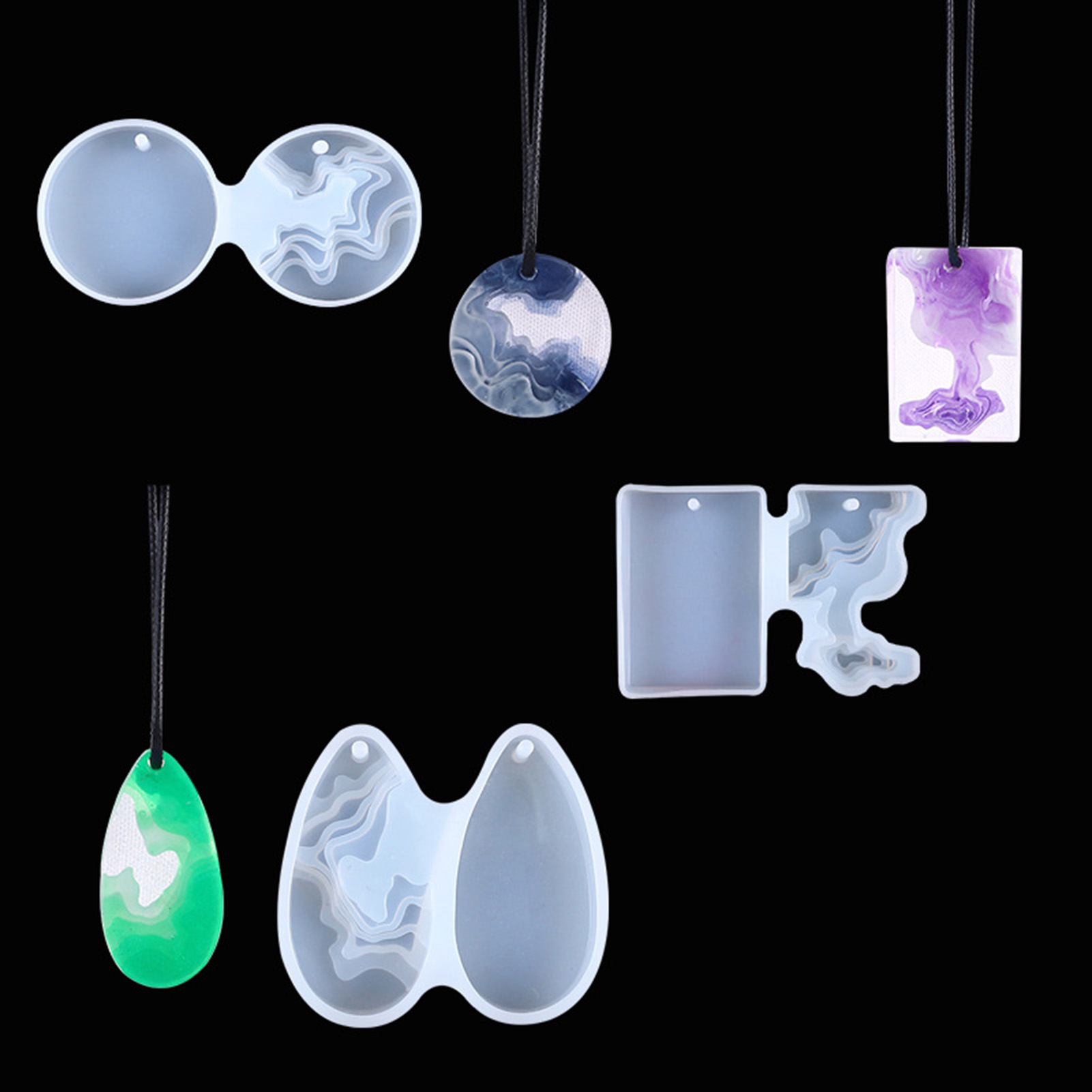Set di 3 Stampi in Silicone Fl - Resin Art Geode recensione e prezzo