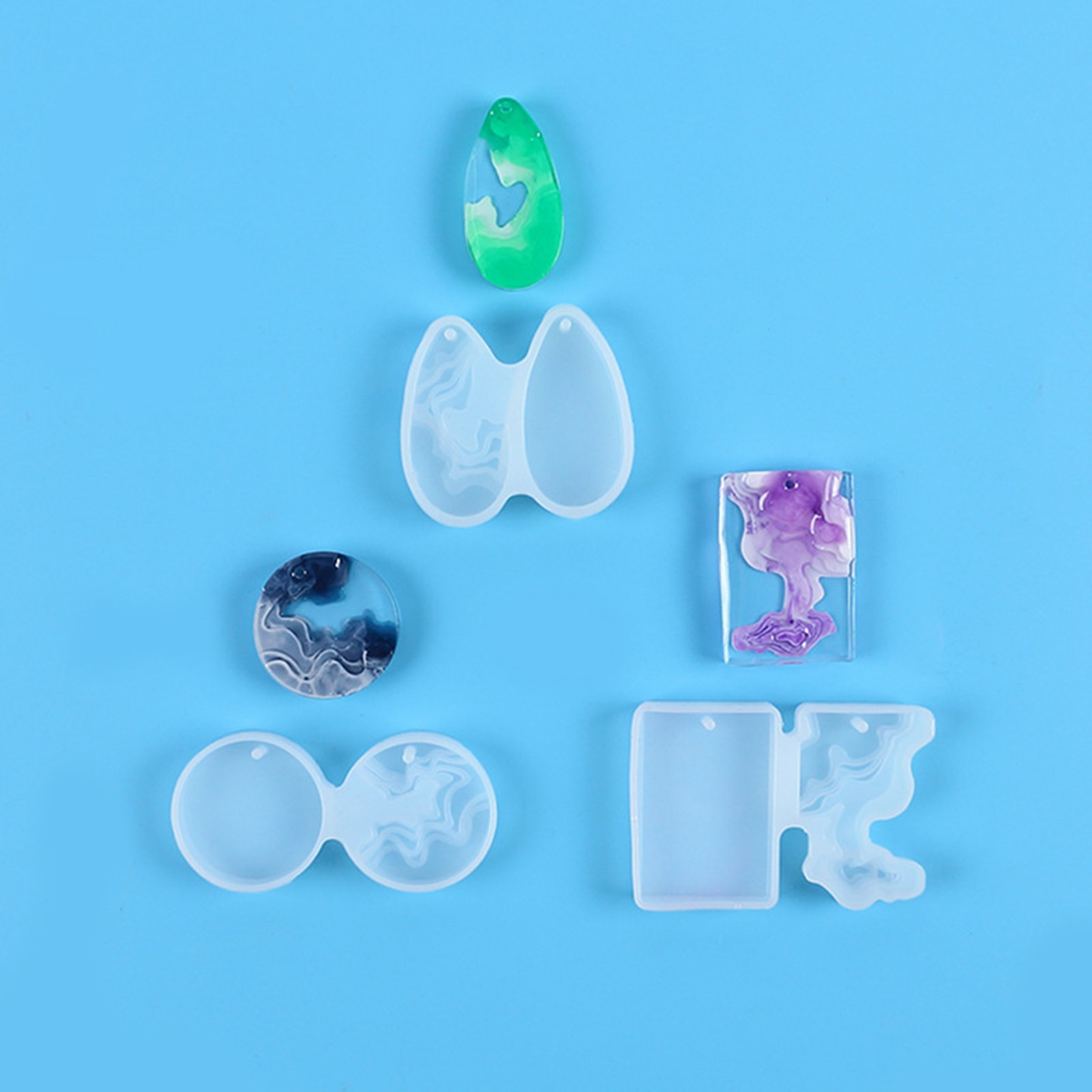 Set di 3 Stampi in Silicone Fl - Resin Art Geode recensione e prezzo