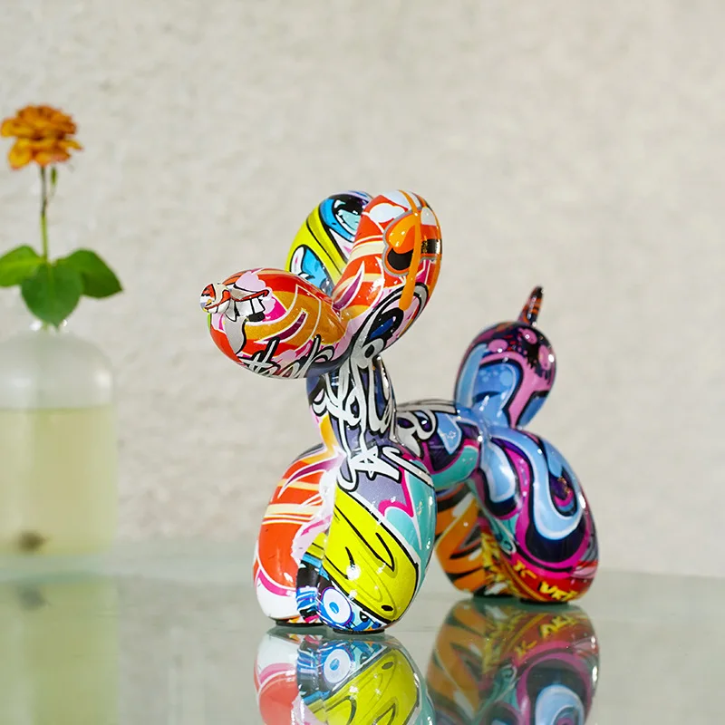 Resina Graffiti Balloon Dog fi - Resin Art Decoration Items recensione e prezzo