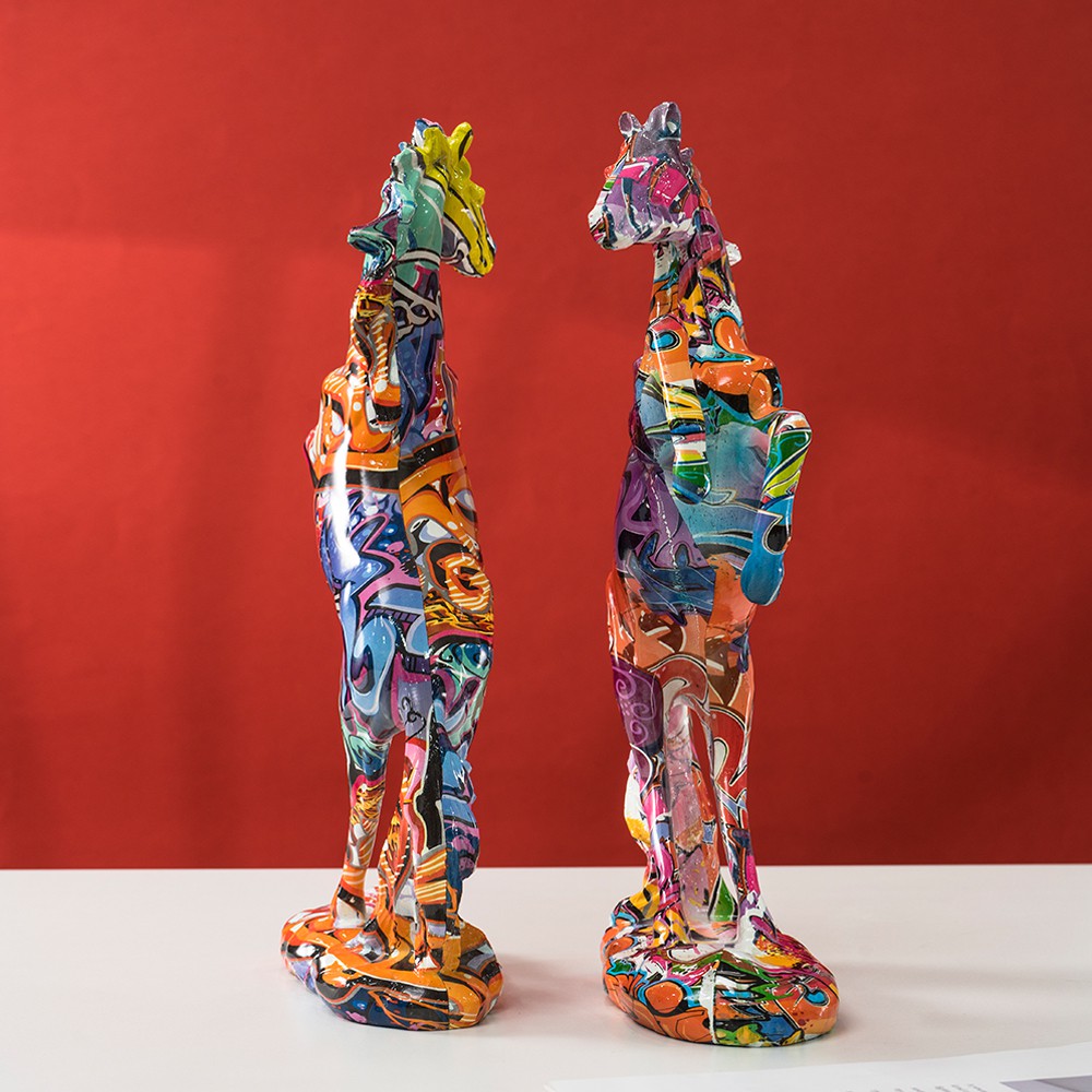 Graffiti con statua di cavallo - Resin Art Decoration Items recensione e prezzo