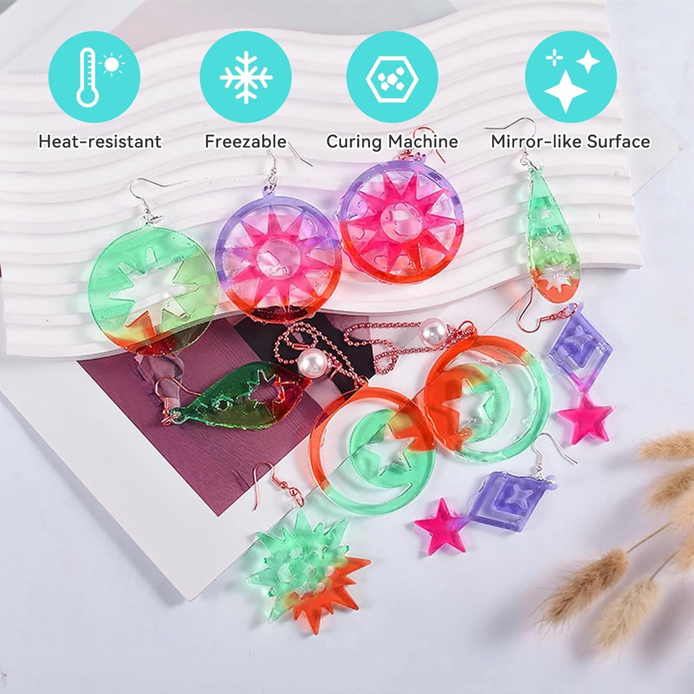 Kit di Stampi in Resina A78I 1 - Resin Art Earrings Kit recensione e prezzo