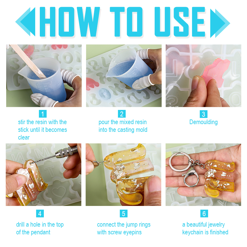 Stampi per portachiavi con alf - Resin Art Kit For Beginners recensione e prezzo