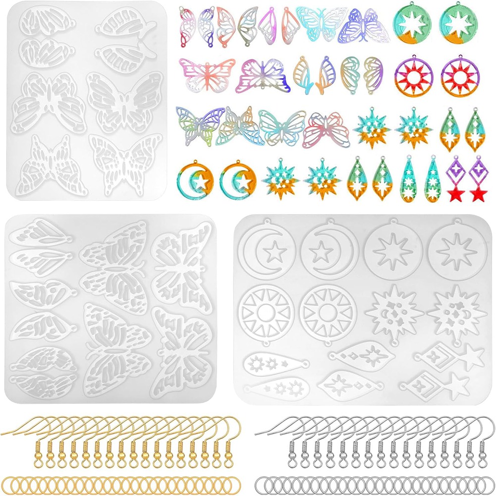 Kit di Stampi in Resina A20I 1 - Resin Art Earrings Kit recensione e prezzo