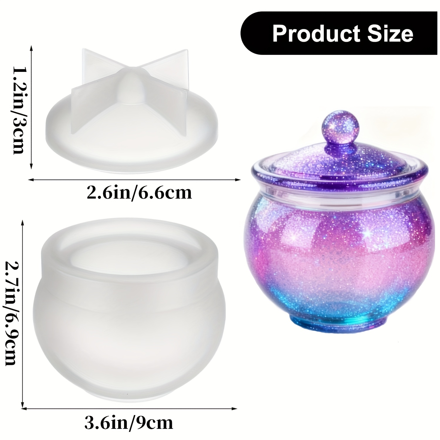1 set di stampi rotondi in res - Resin Art Case recensione e prezzo